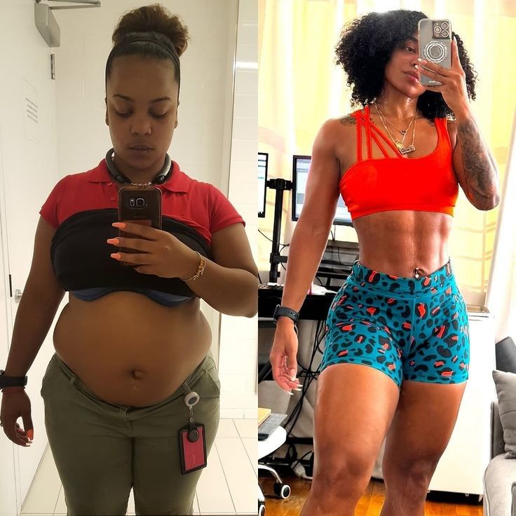 Transformação feminina - Perda de peso